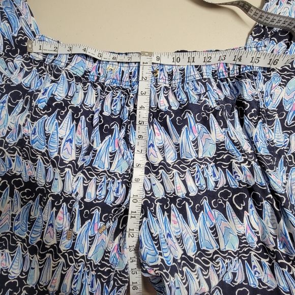 Lilly Pulitzer Taron Mid Rise Linen Pant Size Medium. - Picture 12 of 13